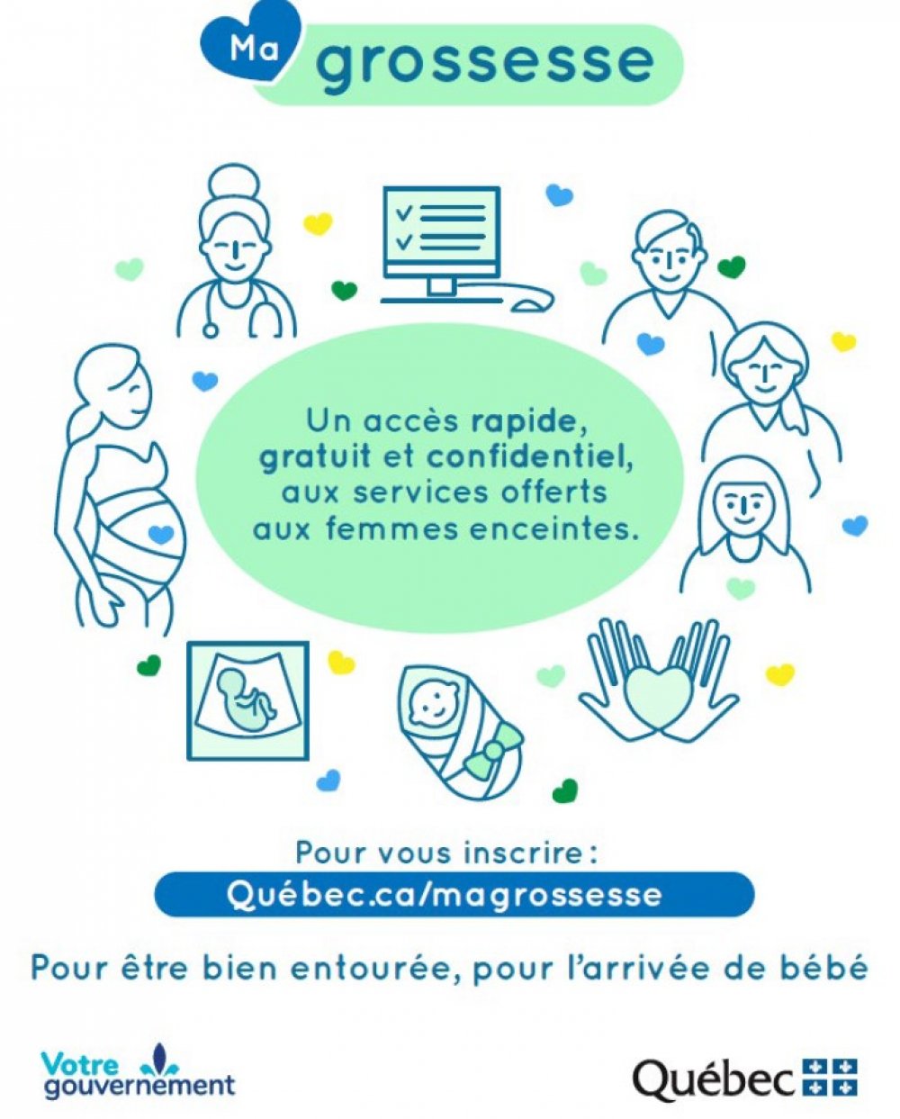 Ma grossesse: Nouveau service provincial - Informations générales -  Actualités de l'OSFQ - Ordre des Sages-Femmes du Québec